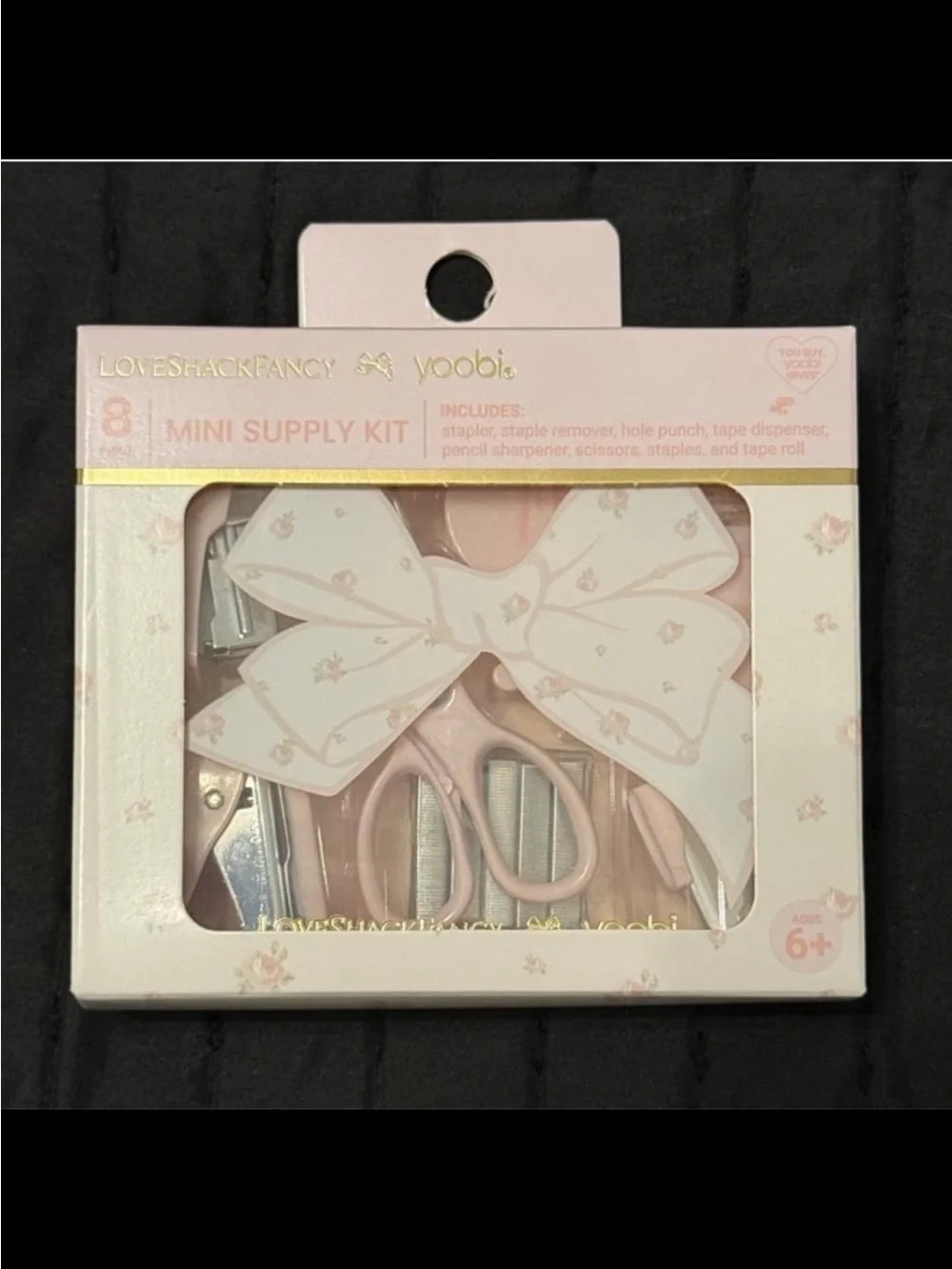 LoveShackFancy x Target - Yoobi Blooming Heirloom Ditsy Mini Supply Kit Flat Box